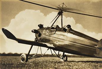 WILLIAM M. RITTASE (1894-1968) Group of 6 modernist photographs of the autogyro Pitcairn PCA-2.